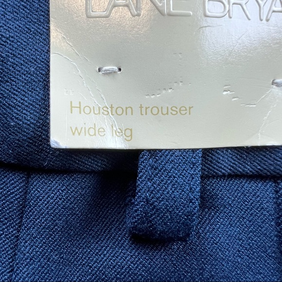 Lane Bryant Women's Houston Trouser Wide Leg Size 28 Tall Long Navy Blue New NWT - Picture 7 of 11